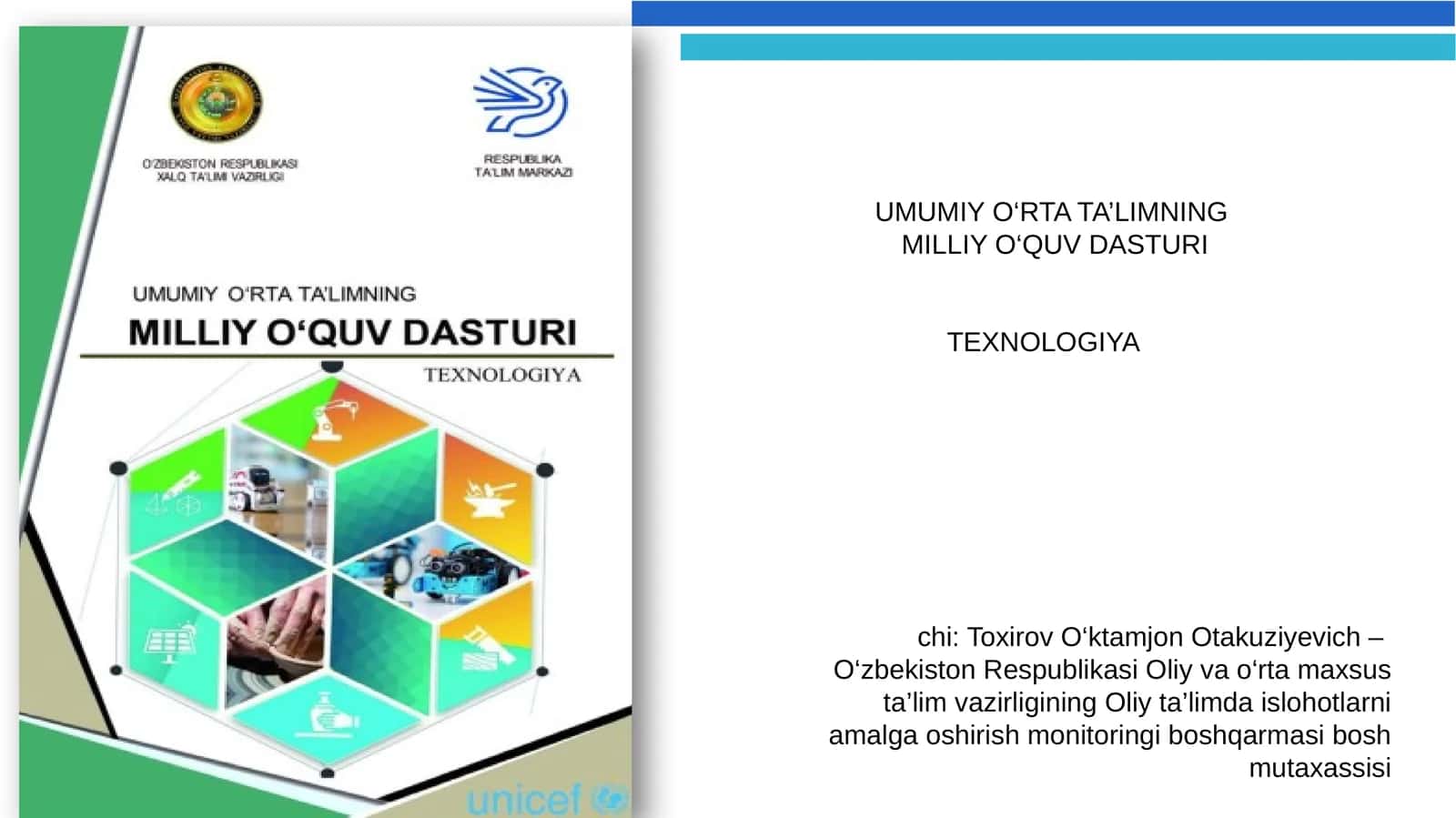 YANGI MILLIY O‘QUV DASTURI(MO‘D)