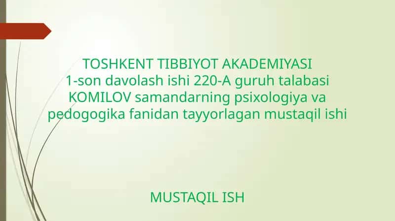 NEVROZ QANDAY KASALLIK