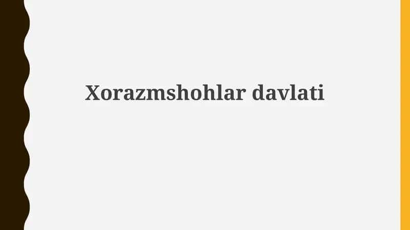 Xorazmshohlardavlati