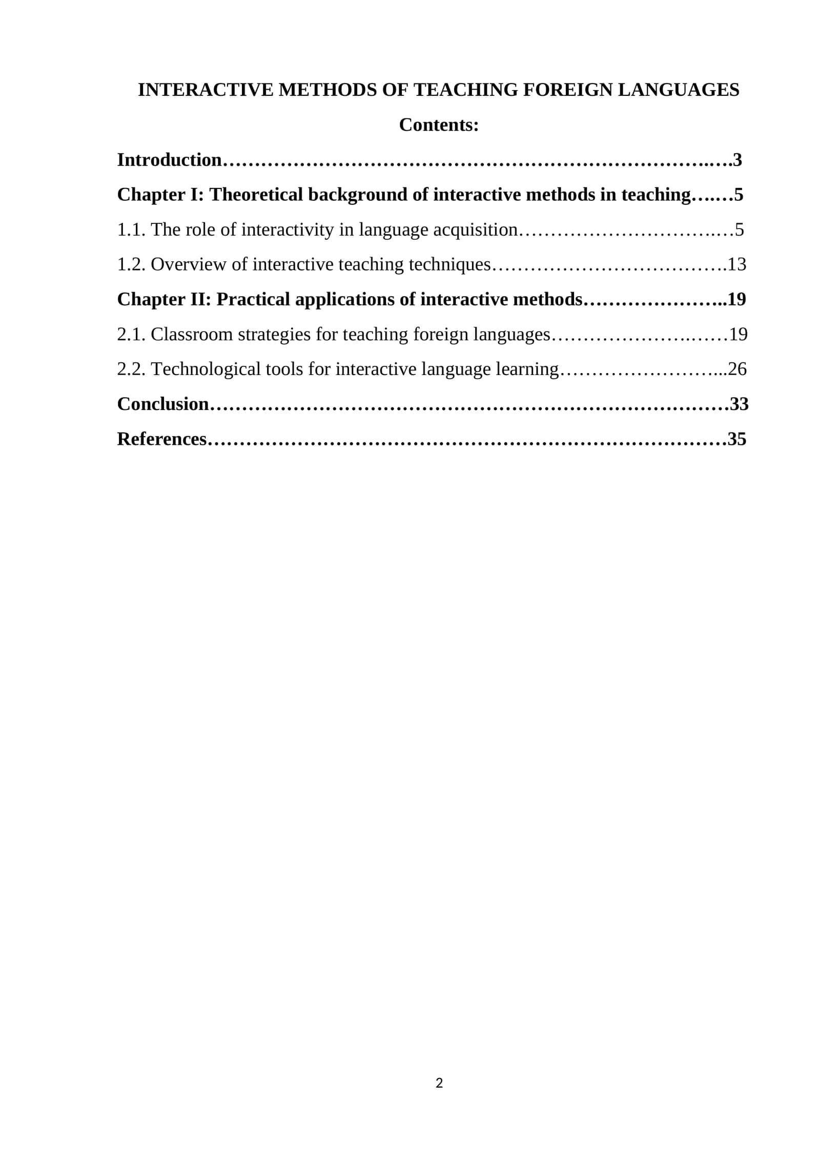 INTERACTIVE METHODS OF TEACHING FOREIGN LANGUAGES