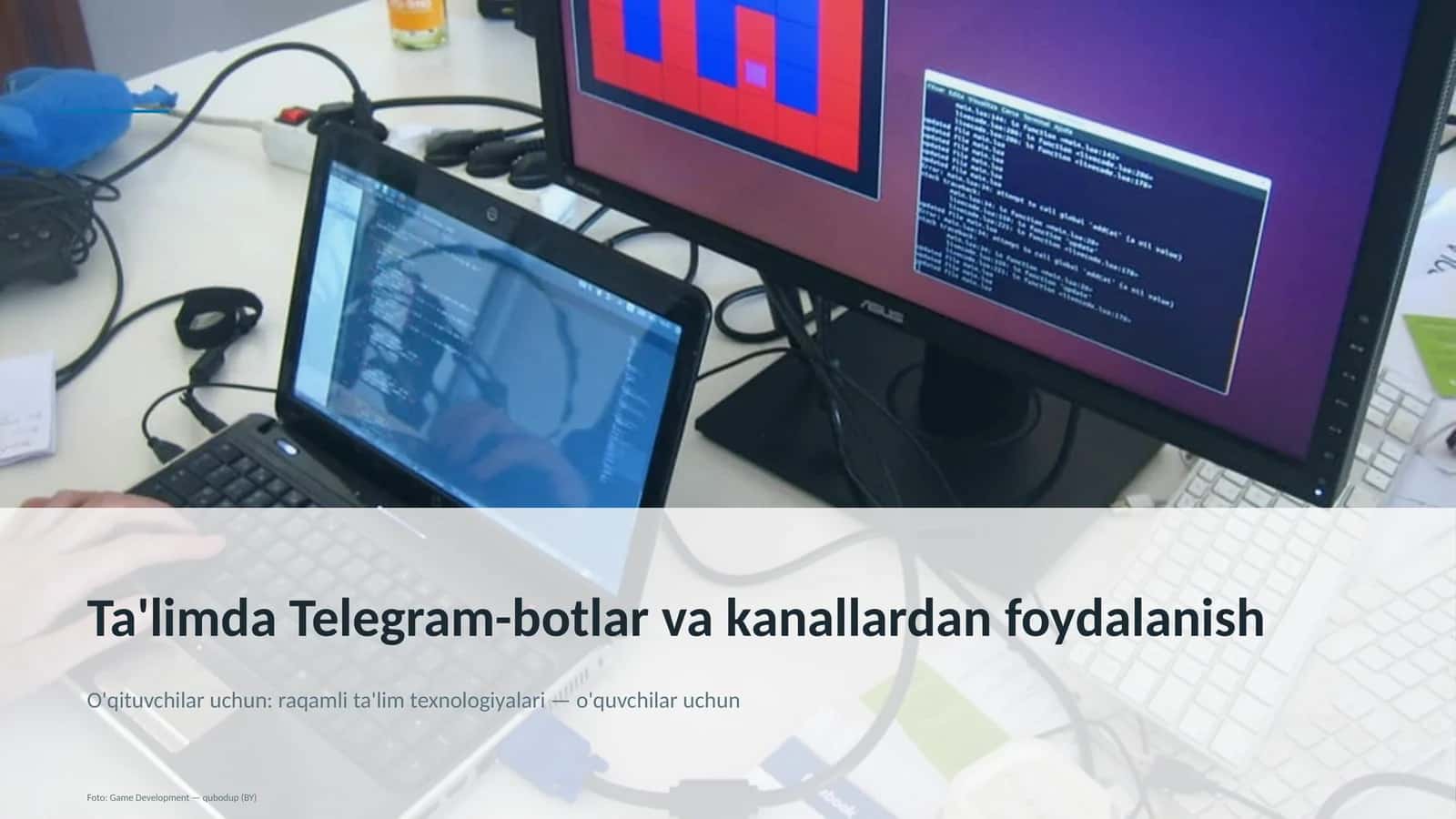 Ta'limda Telegram-botlar va kanallardan foydalanish