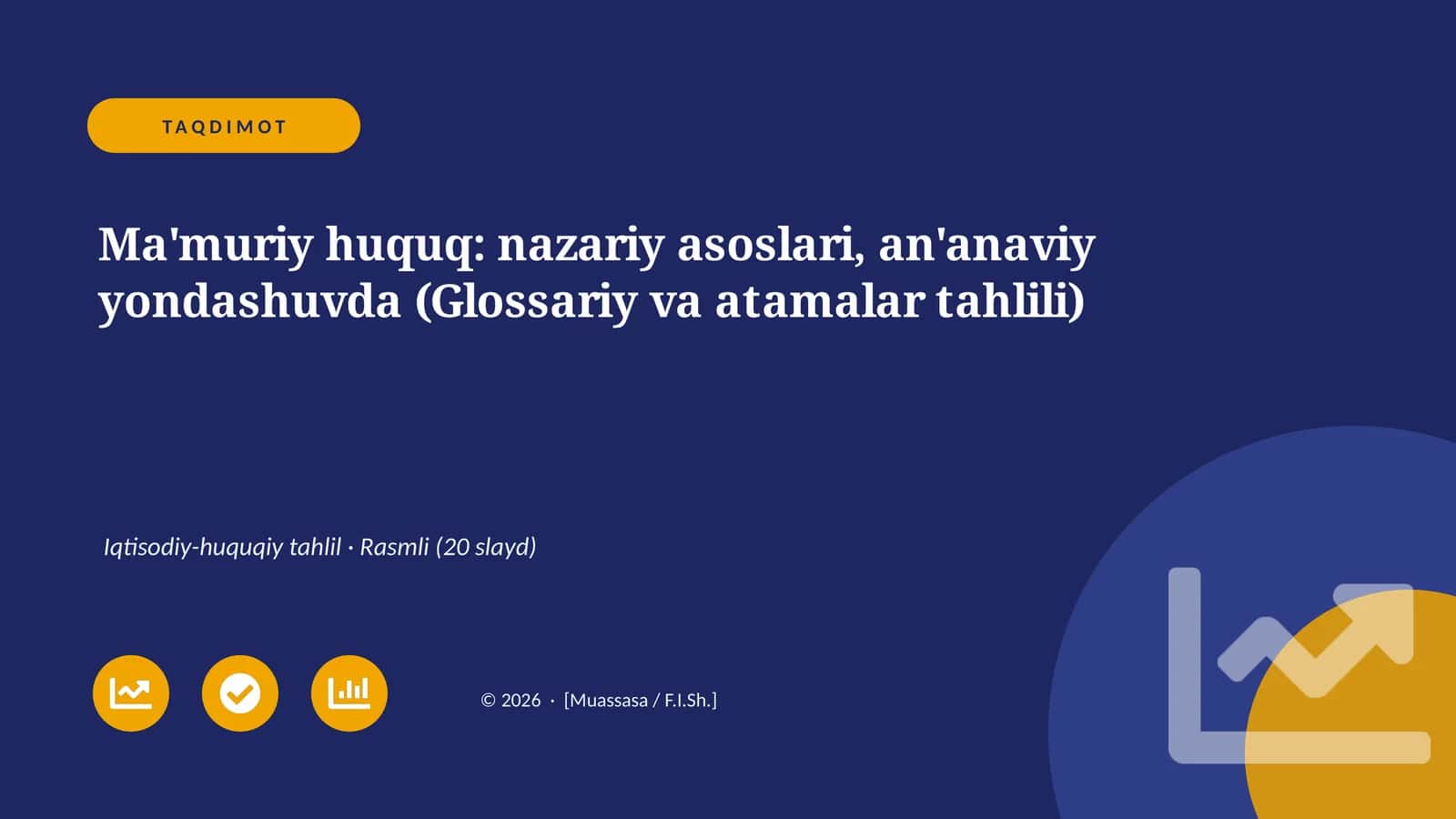 Ma'muriy huquq: nazariy asoslari, an'anaviy yondashuvda (Glossariy va atamalar tahlili)