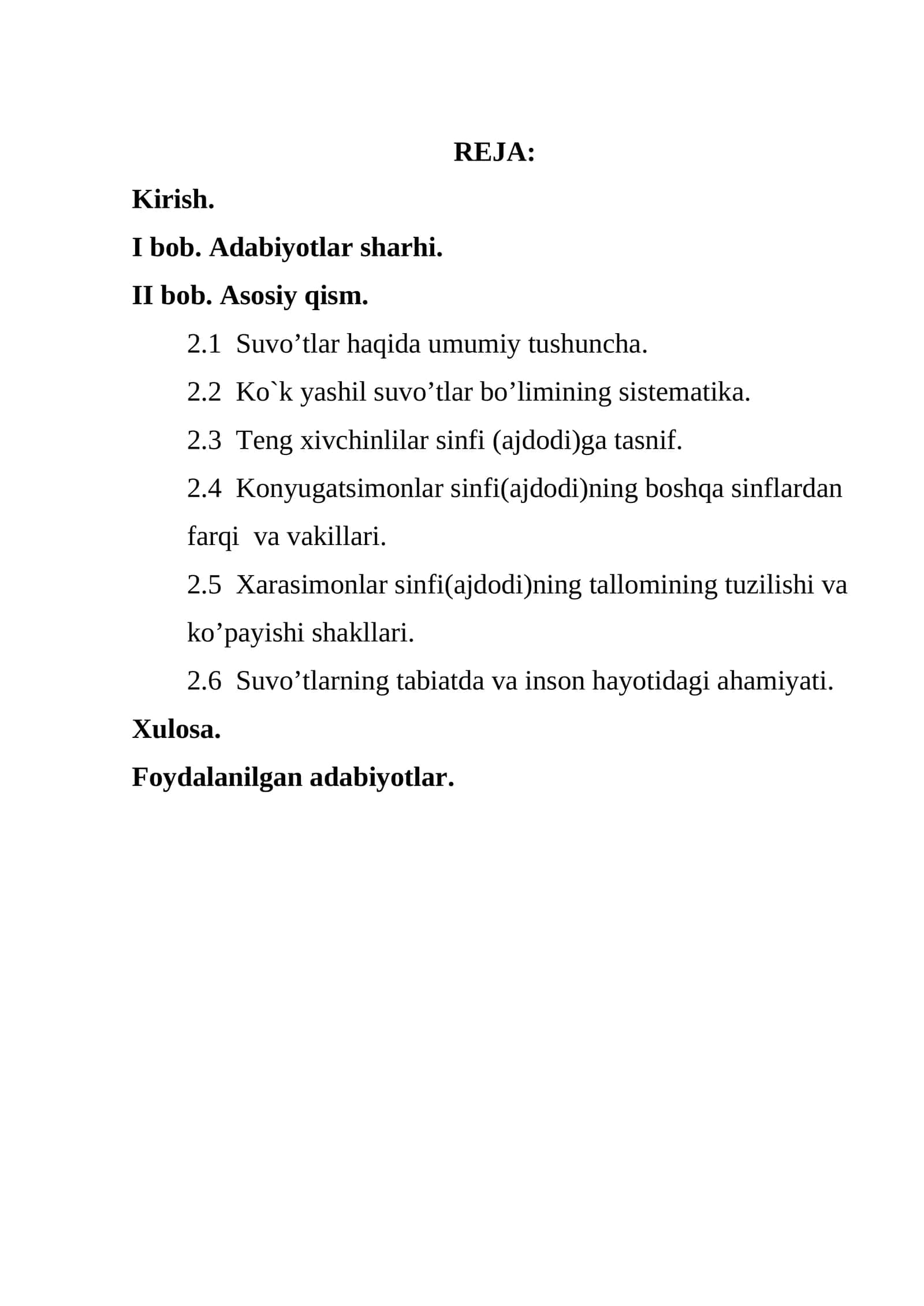 Suvo’tlar (Adabiyotlar sharhi)