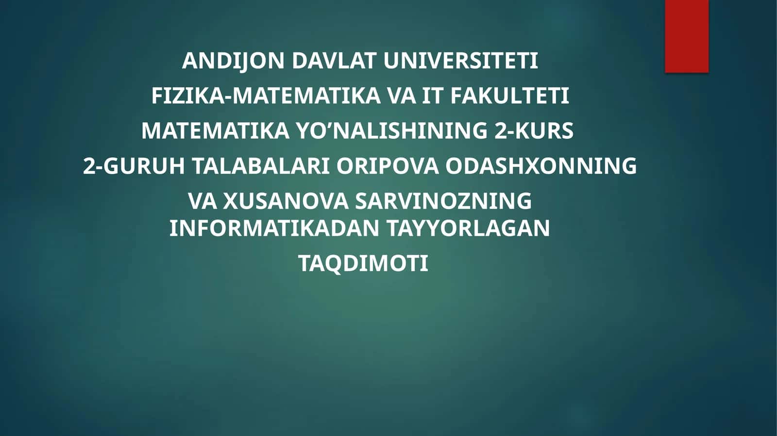 MOBIL TEXNOLOGIYALAR RIVOJLANISHI