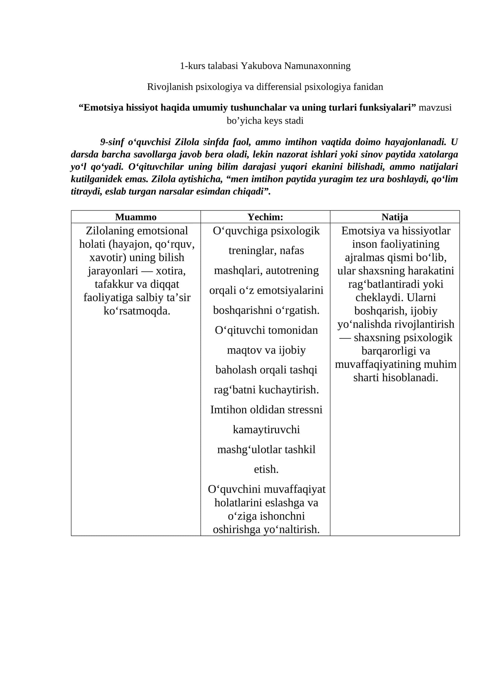 Rivojlanish psixologiyasi
