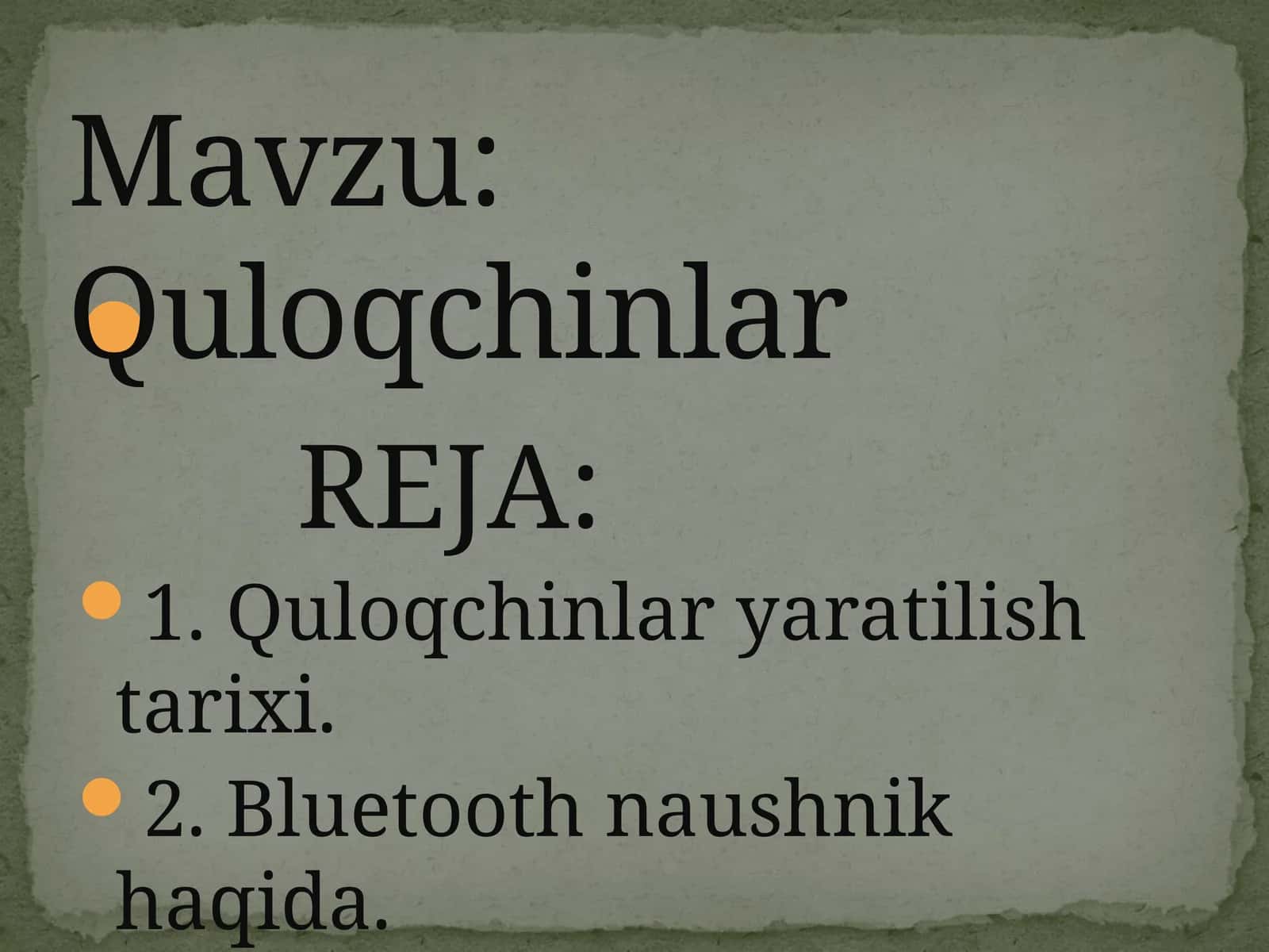 Quloqchinlar