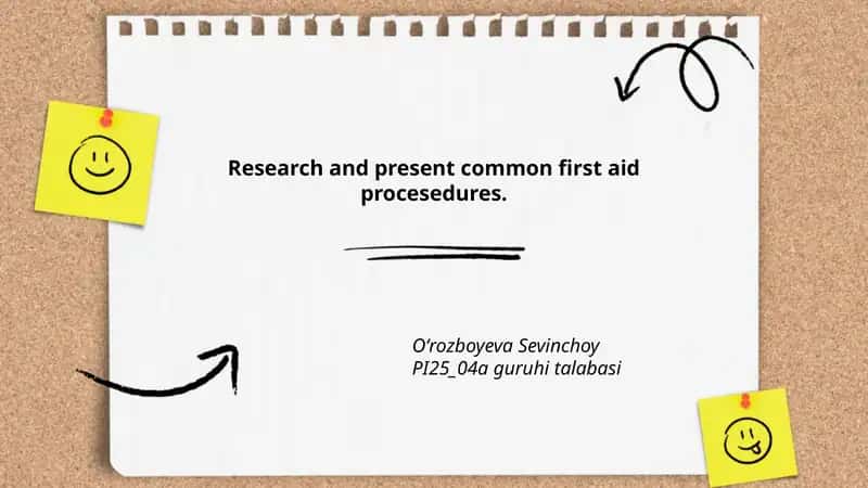 Birinchi tibbiy yordam usullari