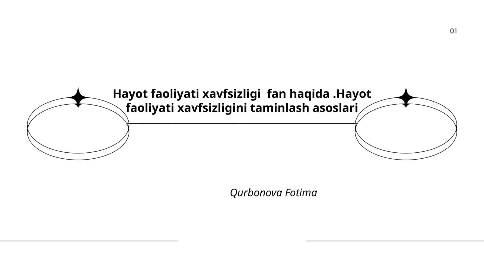 Hayot faoliyati xavfsizligi fan haqida