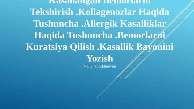 Revmatologiya tayanch-harakat tizimi kasalliklari