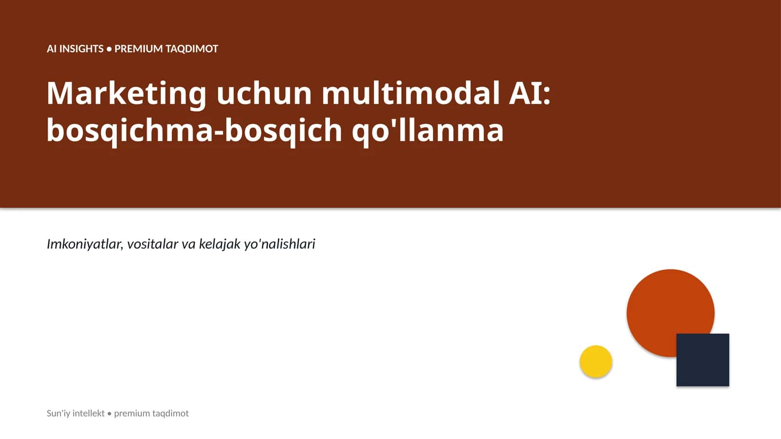 Marketing uchun multimodal AI: bosqichma-bosqich qo'llanma