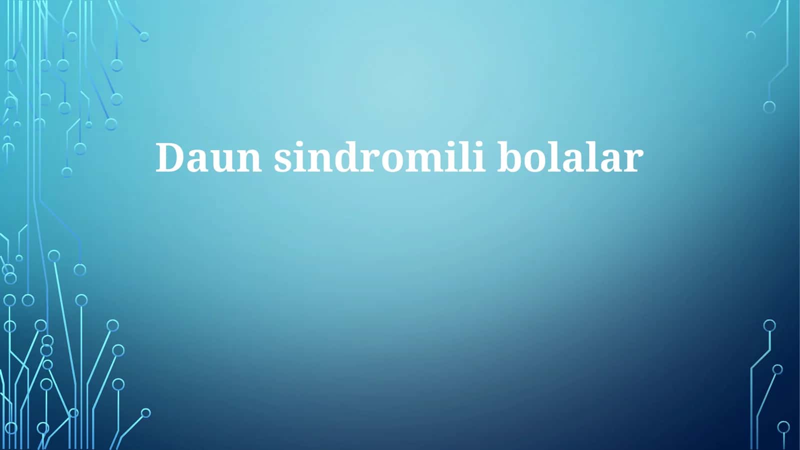 Daunsindromilibolalar