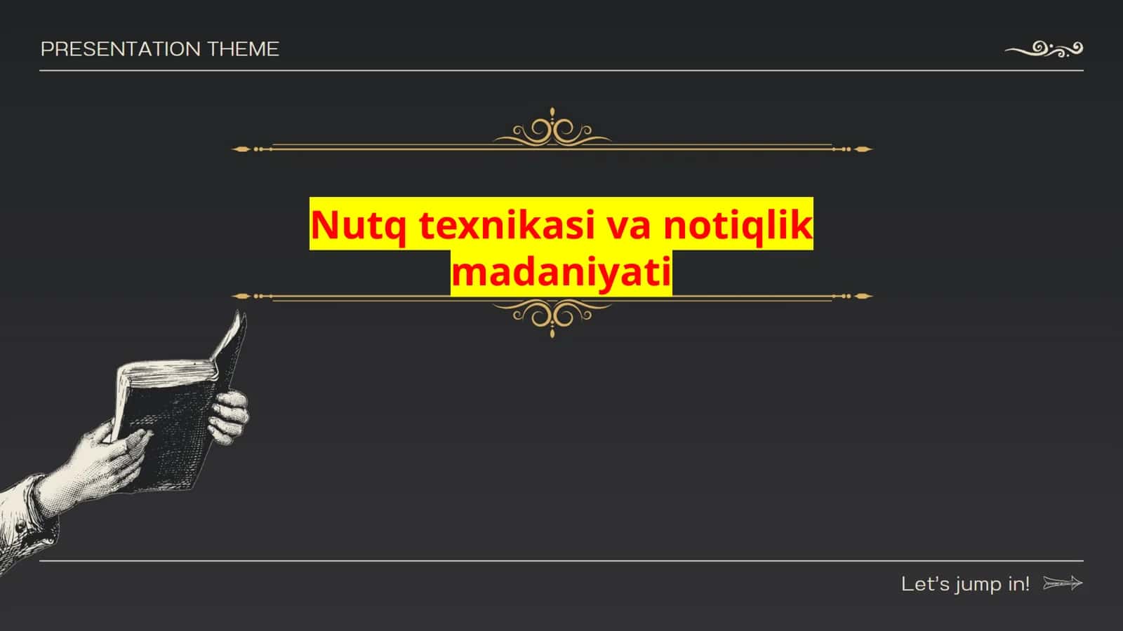 Nutq texnikasi va notiqlik madaniyati