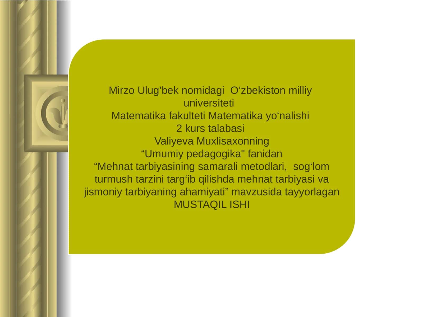 Mehnattarbiyasiningsamaralimetodlari,sog‘lomturmushtarzinitarg‘ibqilishdamehnattarbiyavajismoniytarbiyaningahamiyati