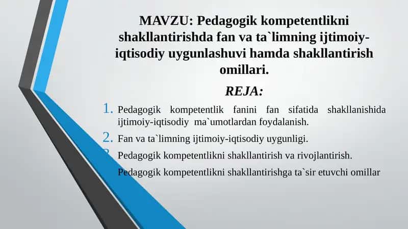 Pedagogik kompetentlik