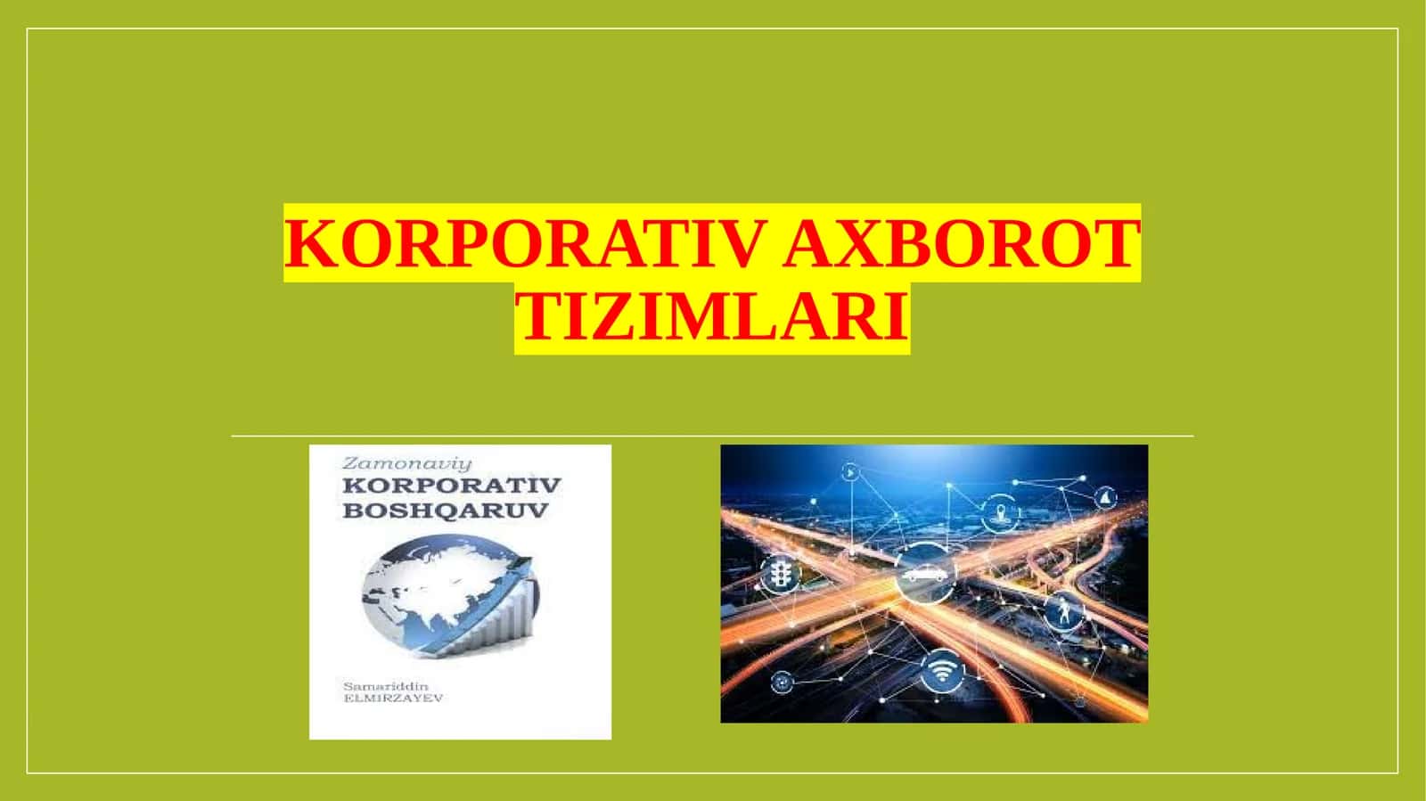 Korporativ axborot tizimlari