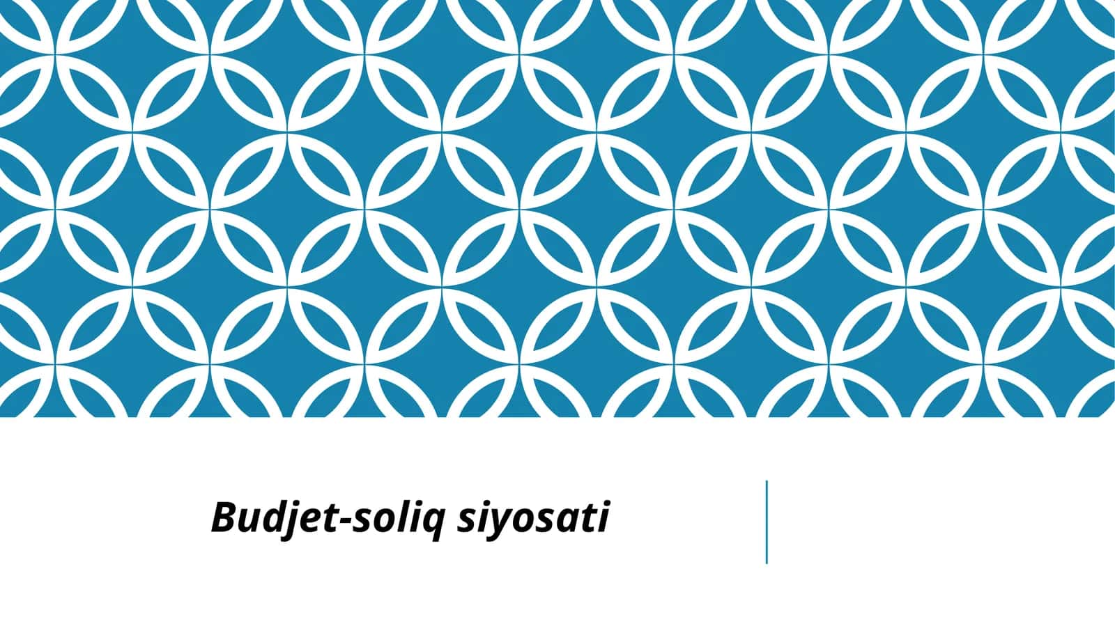 Budjet-soliqsiyosati