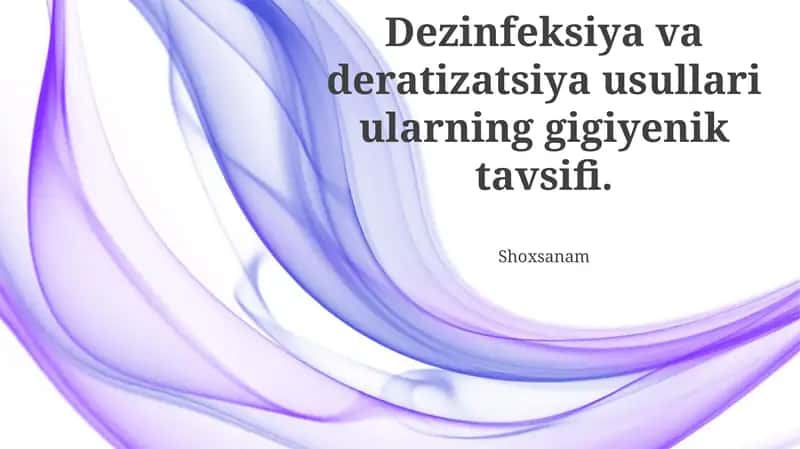 Sterillash usullari
