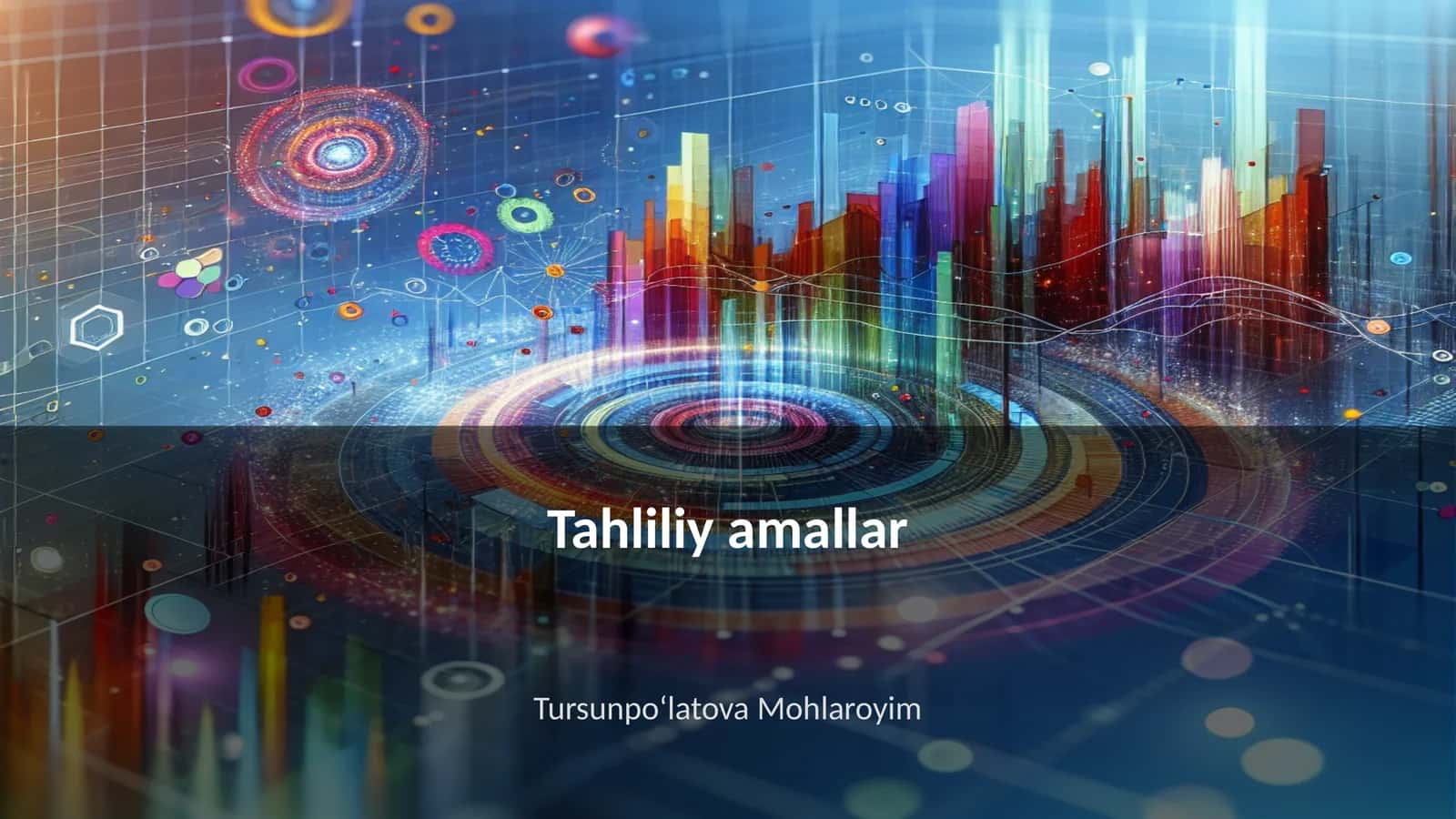 Tahliliy amallar