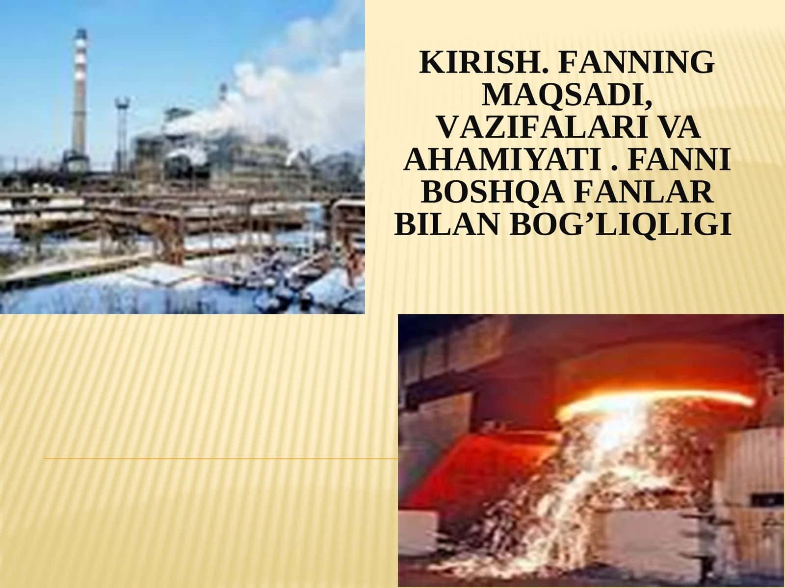 Metallurgiyaga kirish