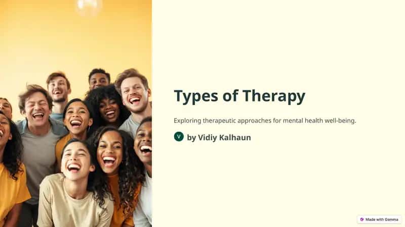 Types of Therapy