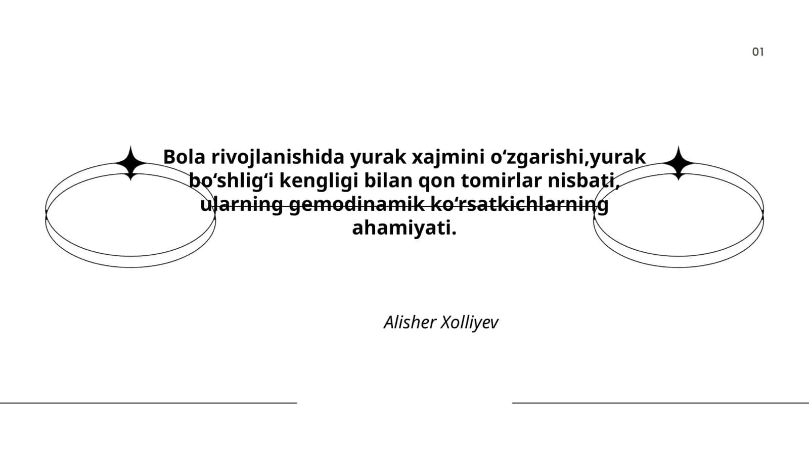 Bola rivojlanishida yurak xajmini o‘zgarishi