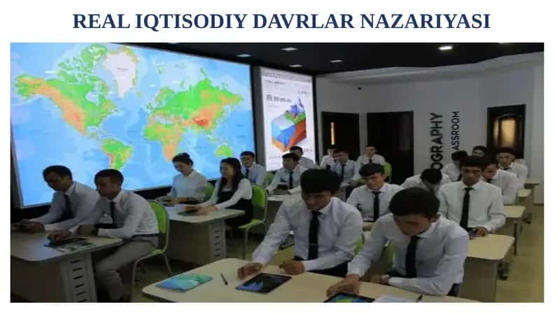 REAL IQTISODIY DAVRLAR NAZARIYASI