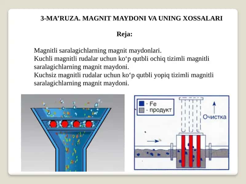 MAGNIT MAYDONI VA UNING XOSSALARI