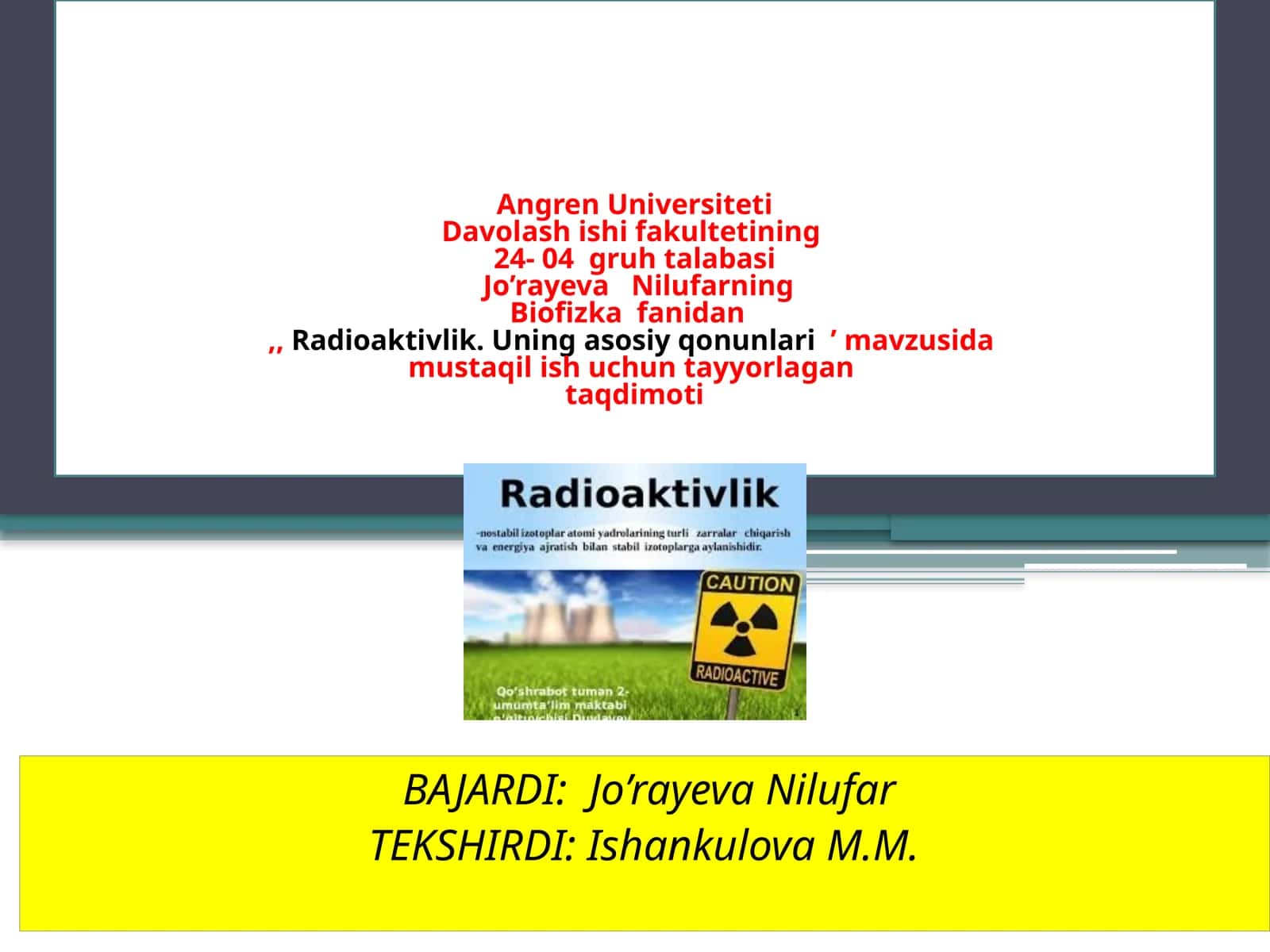 Radioaktivlikning asosiy qonunlari