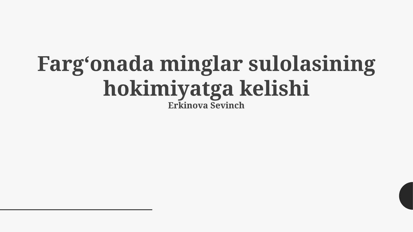 Ming sulolasining hokimiyatga kelishi