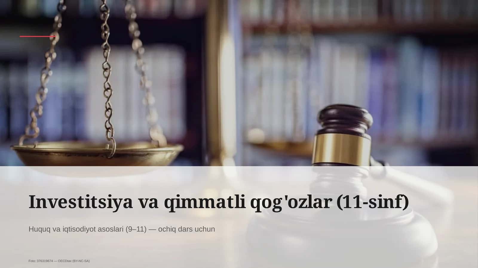 Huquq va iqtisodiyot asoslari (9– 11)