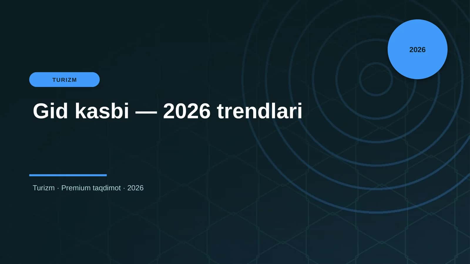 Gid kasbi — 2026 trendlari