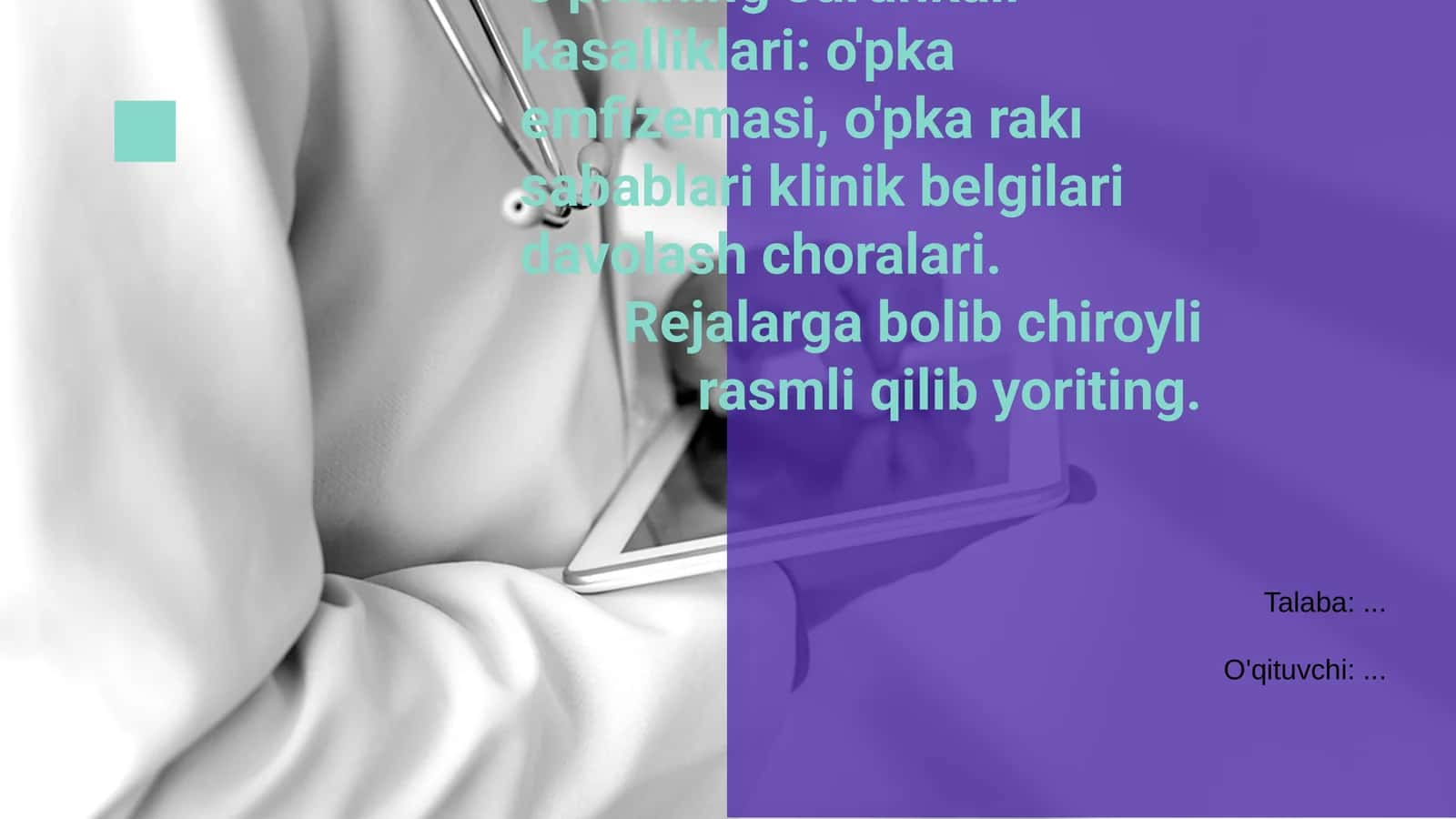O'pkaning surunkali kasalliklari
