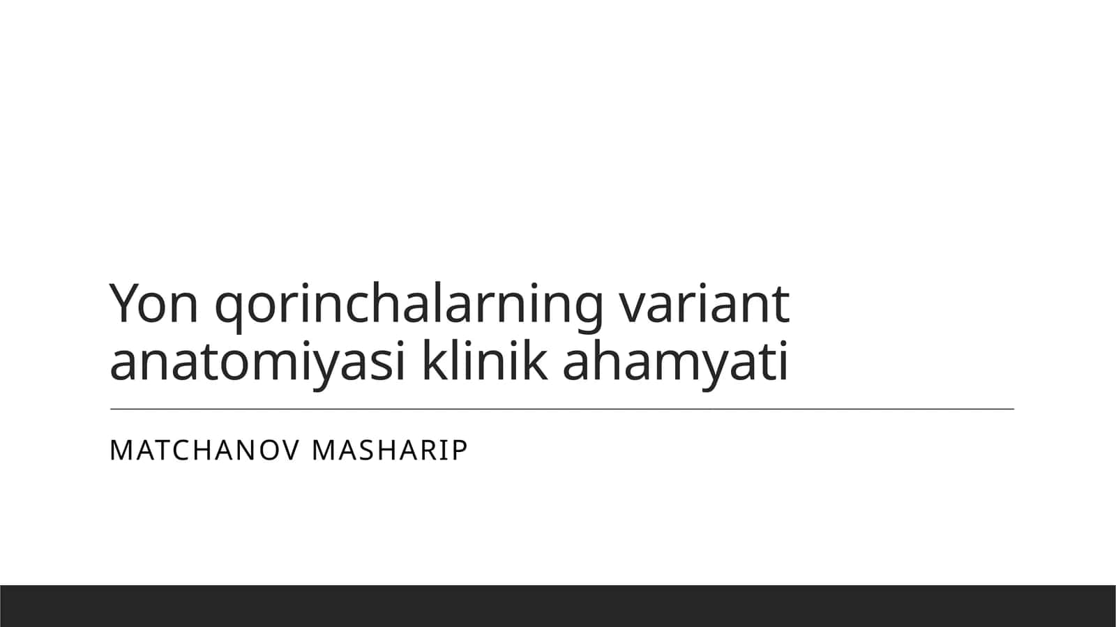 Matchanov Masharip