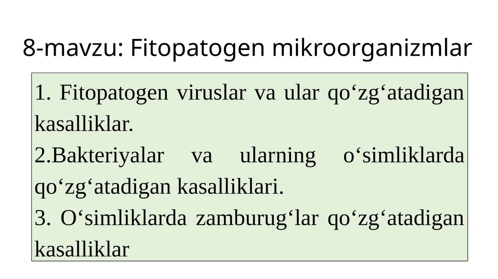 Fitopatogen mikroorganizmlar