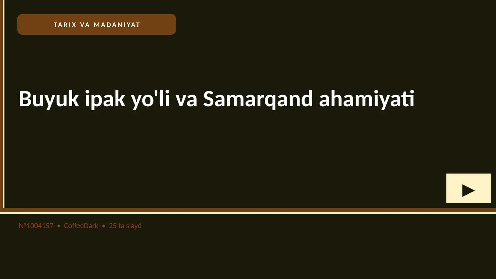 Buyuk ipak yo'li va Samarqand ahamiyati
