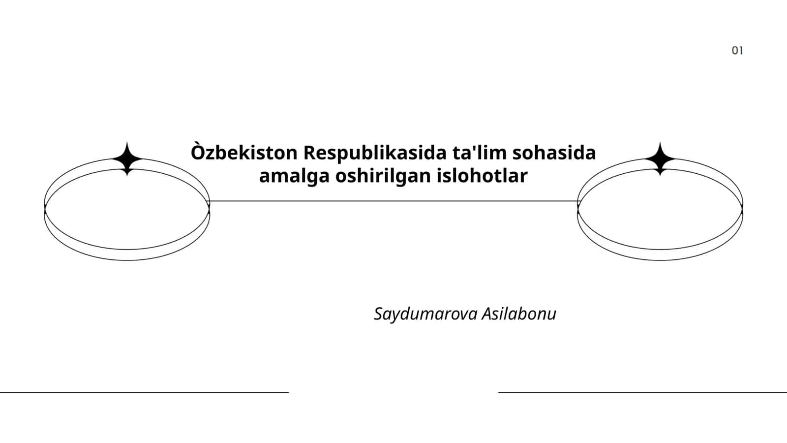 O'zbekistondagi maktab ta'limidagi islohotlar