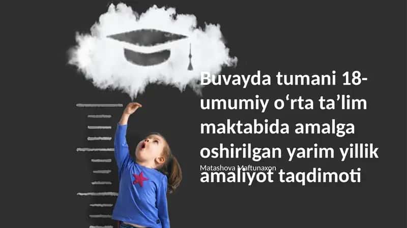 Yarim yillik amaliyot taqdimoti
