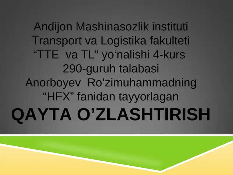 BIRINCHI TIBBIY YORDAM KO'RSATISH OMILLAR