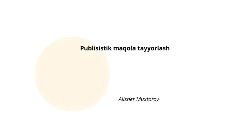 O'zbek matbuotining rivojlanish tarixi