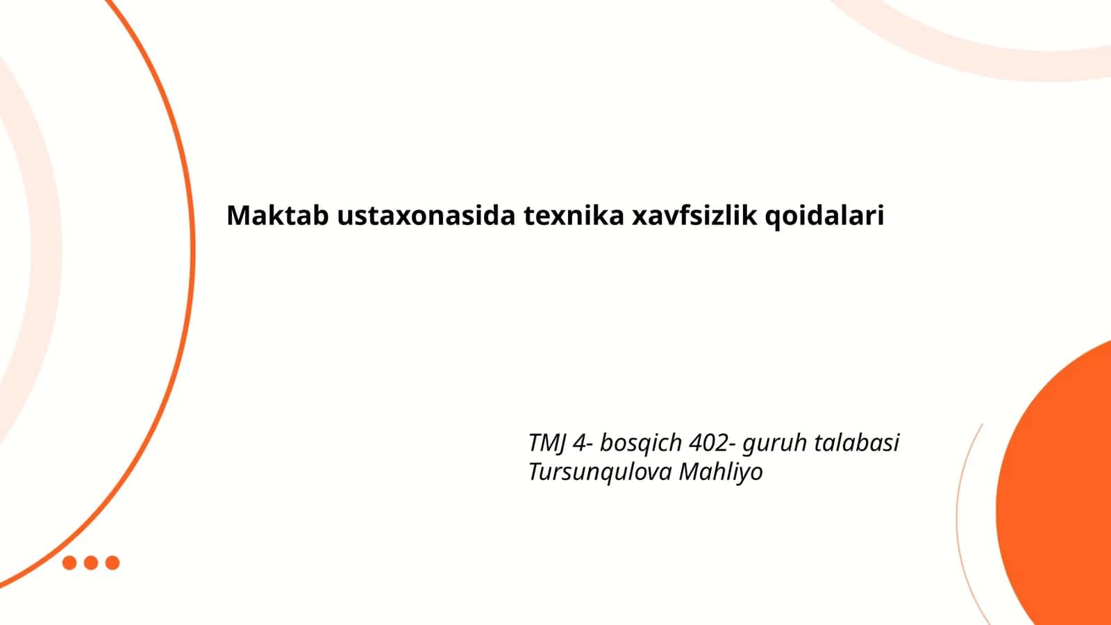 Elektr jihozlari bilan ishlash qoidalari