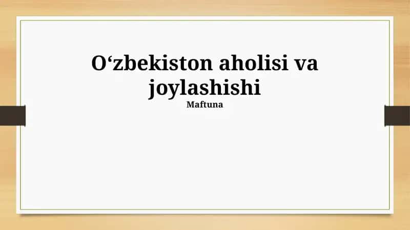 Oʻzbekistonning geografik joylashuvi: umumiy tavsif
