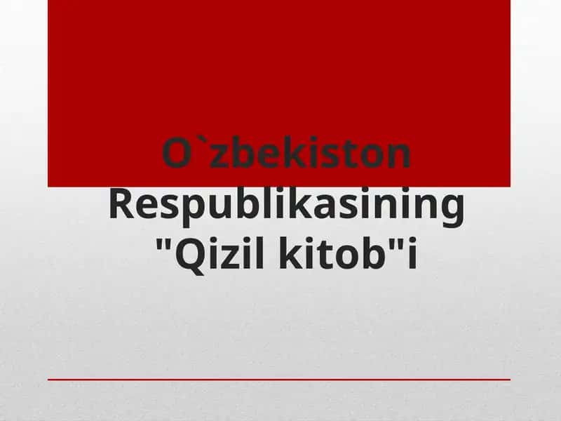 Qizil kitob