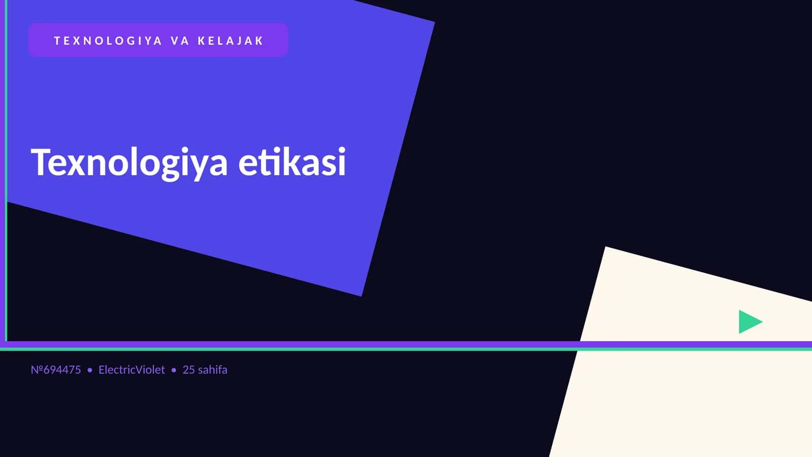 Texnologiya etikasi