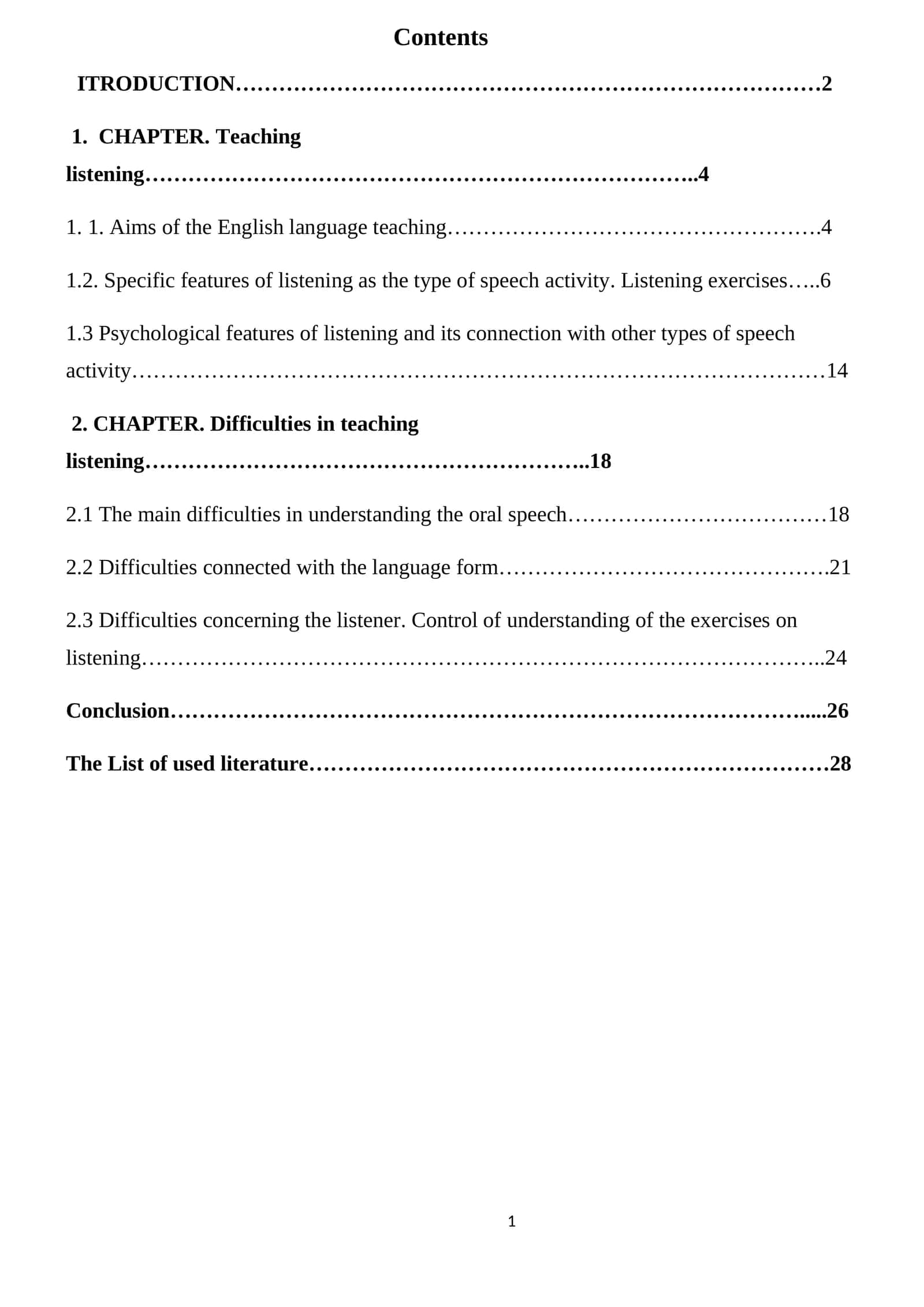 Teaching Listening