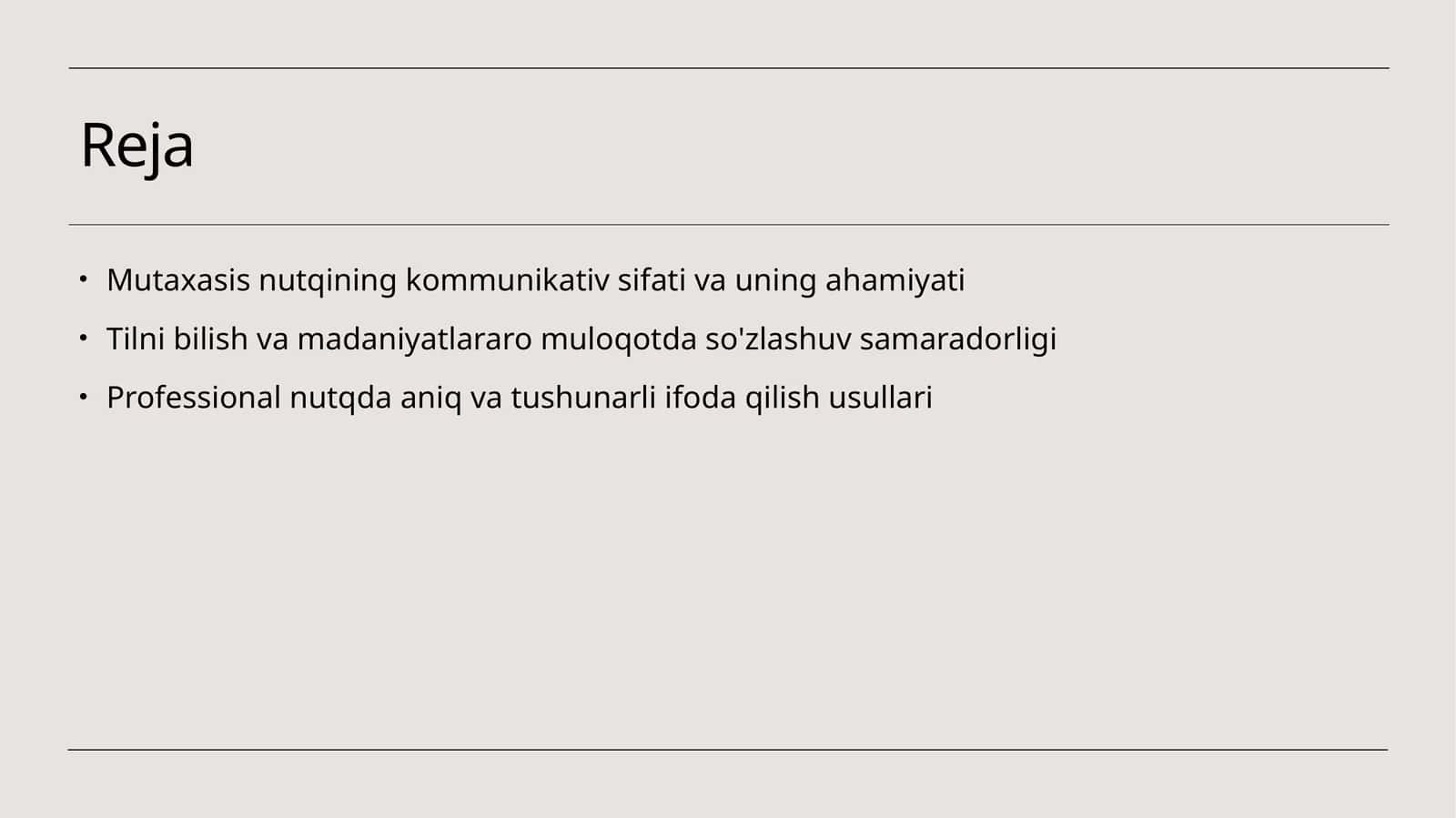Mutaxasis nutqining kommunikativ sifati va uning ahamiyati