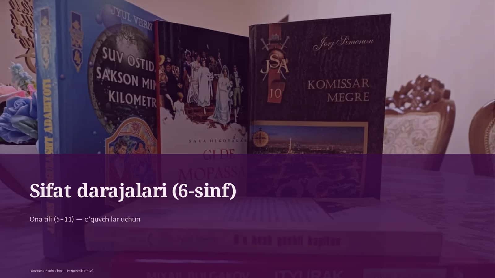 Sifat darajalari (6-sinf)
