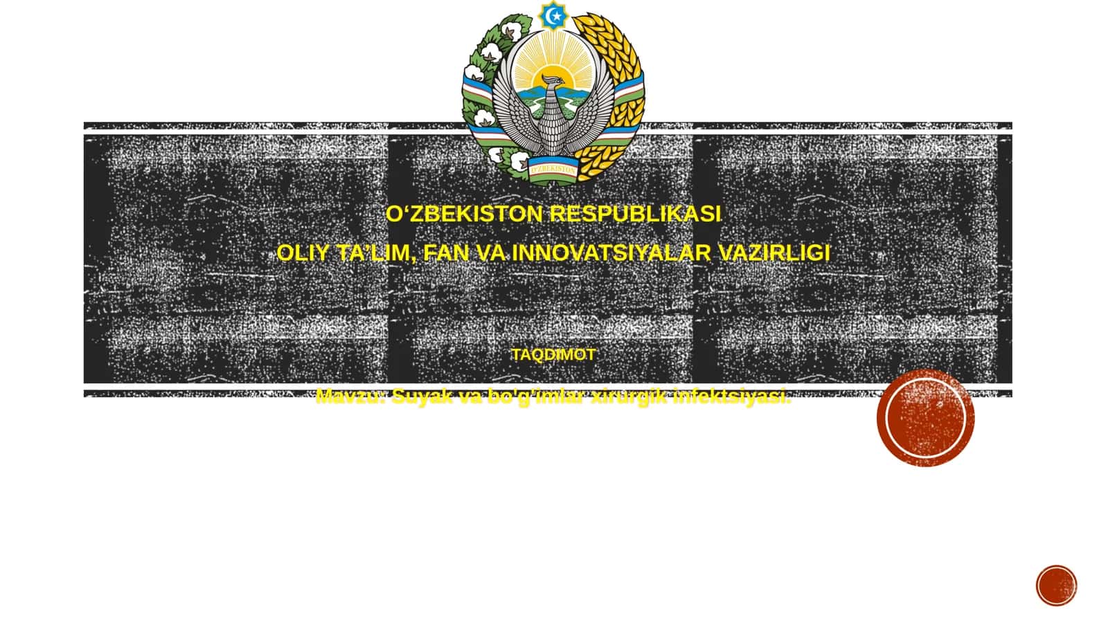 Suyakvabo'g'imlarxirurgikinfektsiyasi