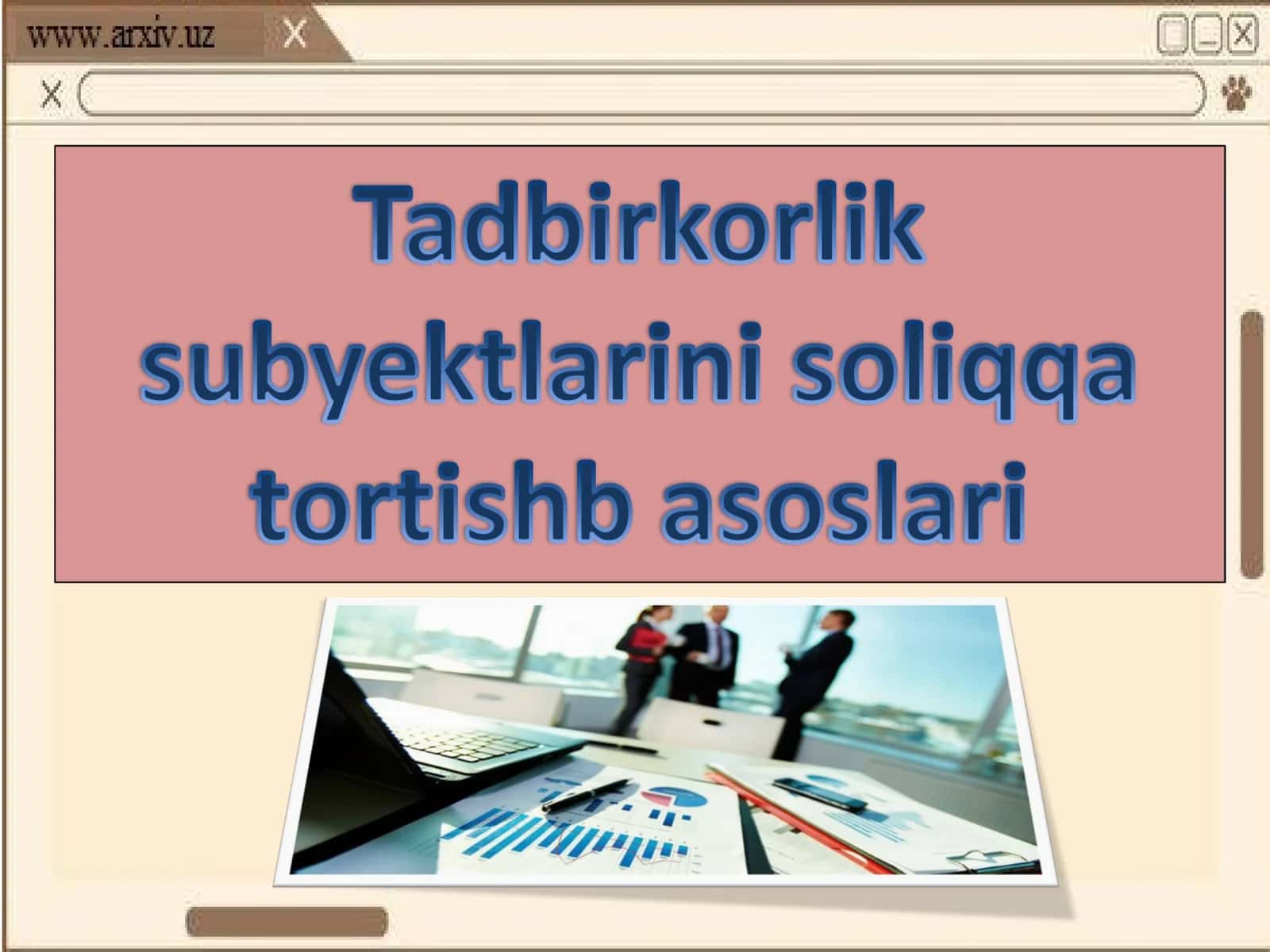 Soliqlar va boshqa majburiy to‘lovlar