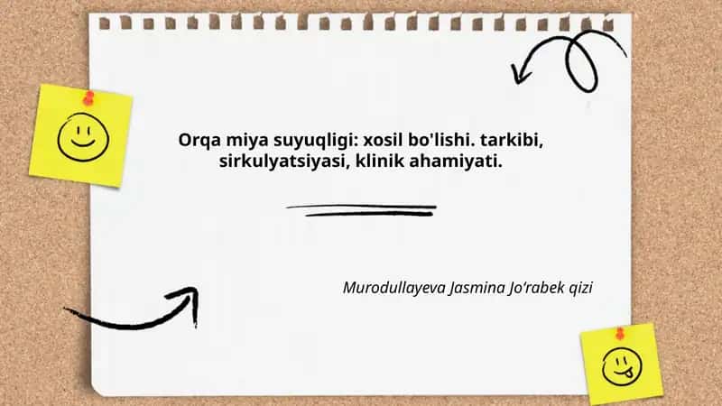 Orqa miya suyuqligi