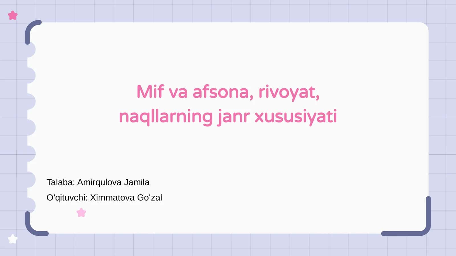 Mif va Afsona, Rivoyat, Naqllarning Janr Xususiyati